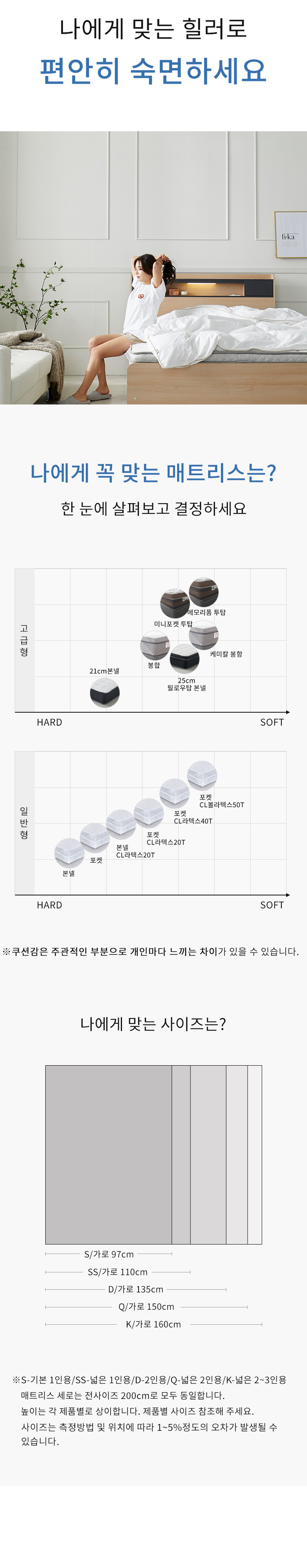 가이온 힐러 본넬 매트리스 D 상세 이미지 7